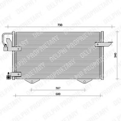 Конденсатор, кондиционер DELPHI купить