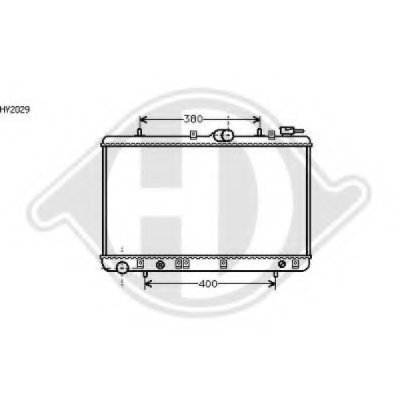 Радиатор, охлаждение двигателя DIEDERICHS купить