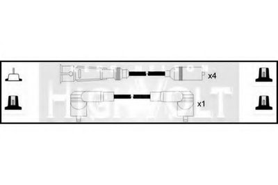 Комплект проводов зажигания HighVolt STANDARD купить