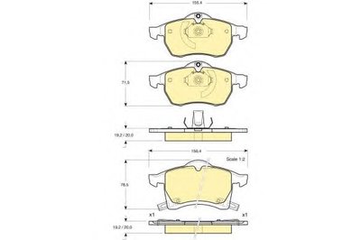 Комплект тормозных колодок, дисковый тормоз GIRLING купить