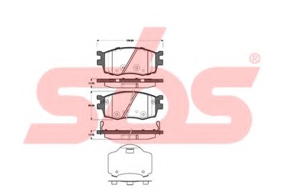 Комплект тормозных колодок, дисковый тормоз sbs купить