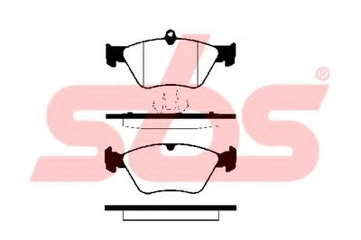 Комплект тормозных колодок, дисковый тормоз sbs купить