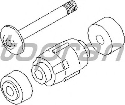 Ремкомплект, соединительная тяга стабилизатора TOPRAN купить
