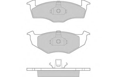Комплект тормозных колодок, дисковый тормоз E.T.F. купить