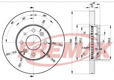 Тормозной диск Premium Carbon + FREMAX купить