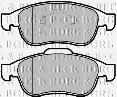 BBP2098 BORG & BECK - Гальмівні колодки до дисків