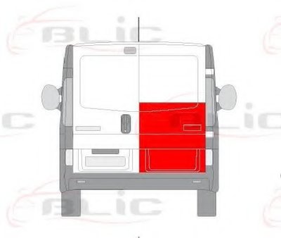 Задняя дверь BLIC купить