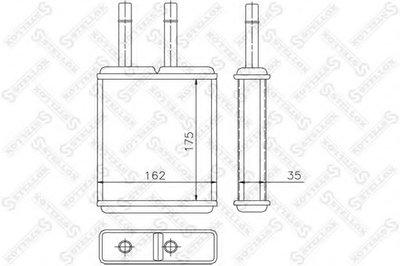 Теплообменник, отопление салона STELLOX купить