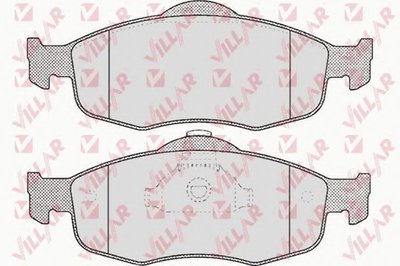 Комплект тормозных колодок, дисковый тормоз VILLAR купить