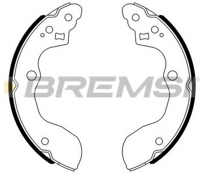 Комплект тормозных колодок BREMSI купить