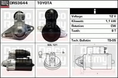 Стартер Remanufactured REMY (Light Duty) DELCO REMY купить