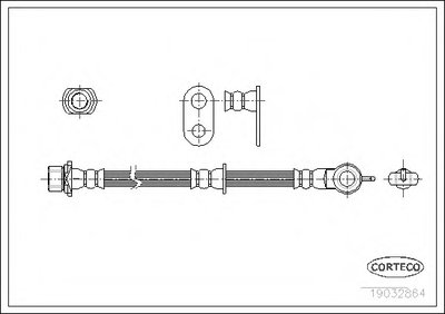Тормозной шланг CORTECO купить