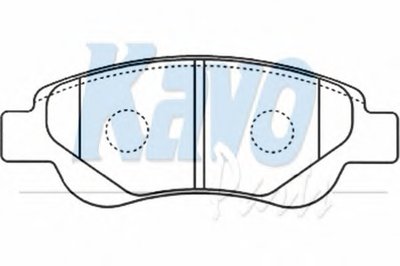 Комплект тормозных колодок, дисковый тормоз MK KASHIYAMA KAVO PARTS купить