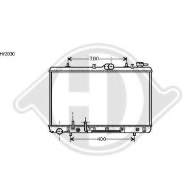 Радиатор, охлаждение двигателя DIEDERICHS купить