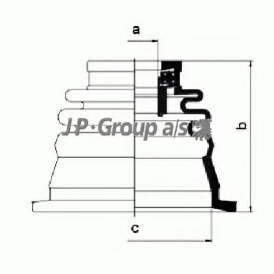 Комплект пылника, приводной вал QH JP GROUP купить