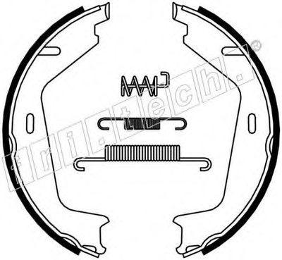 Комплект тормозных колодок, стояночная тормозная система fri.tech. купить