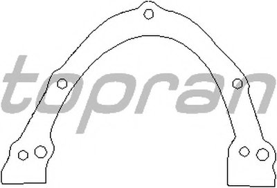 Прокладка, крышка картера (блок-картер двигателя) TOPRAN купить