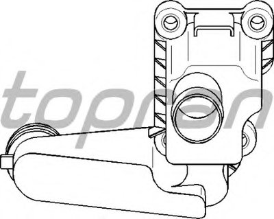 Клапан, отвода воздуха из картера TOPRAN купить