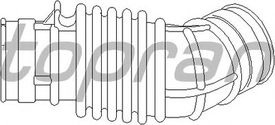 Рукав воздухозаборника, воздушный фильтр TOPRAN купить