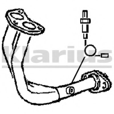 Труба выхлопного газа KLARIUS купить