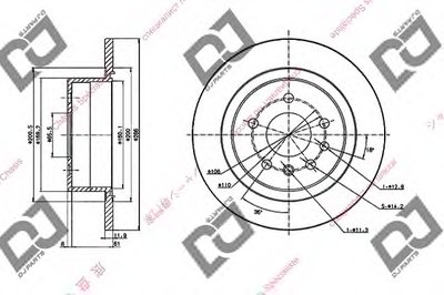 Тормозной диск DJ PARTS купить