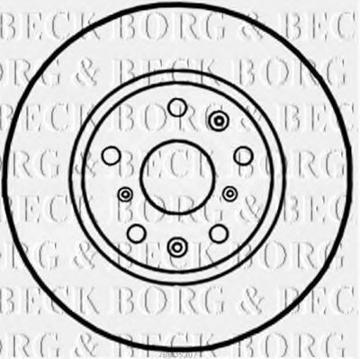 Тормозной диск BORG & BECK купить