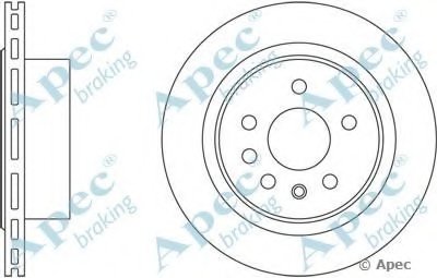 Тормозной диск APEC braking купить