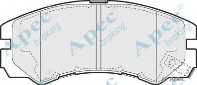 Комплект тормозных колодок, дисковый тормоз APEC braking купить