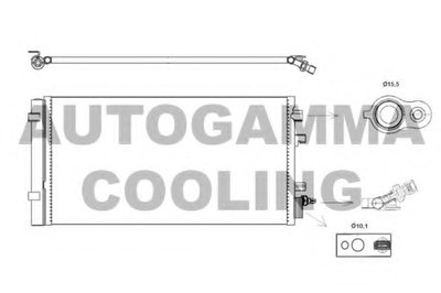 Конденсатор, кондиционер AUTOGAMMA купить