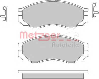 Комплект тормозных колодок, дисковый тормоз METZGER купить