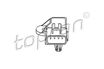 Датчик, давление во впускном газопроводе TOPRAN купить
