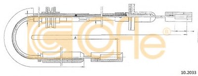 Тросик сцепления COFLE купить