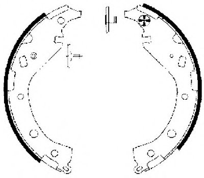 Комплект тормозных колодок HELLA купить