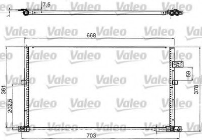 Конденсатор, кондиционер VALEO купить