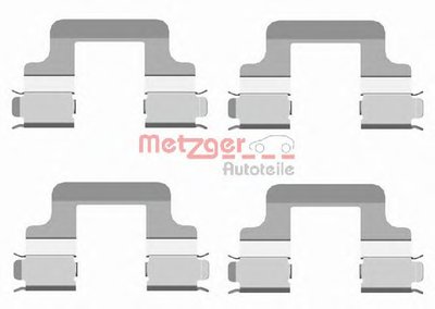 Комплектующие, колодки дискового тормоза METZGER купить