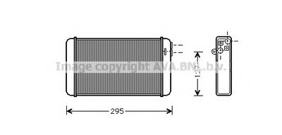 Теплообменник, отопление салона AVA QUALITY COOLING купить