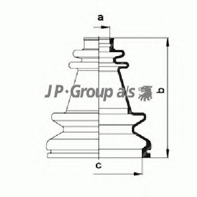 Комплект пылника, приводной вал QH JP GROUP купить