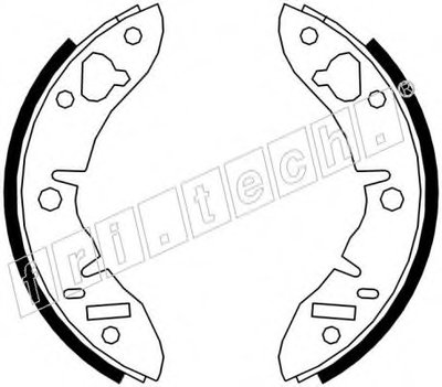 Комплект тормозных колодок fri.tech. купить