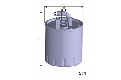 Фильтр топливный MERCEDES A/SPRINTER/VITO