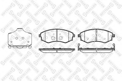 Комплект тормозных колодок, дисковый тормоз STELLOX купить