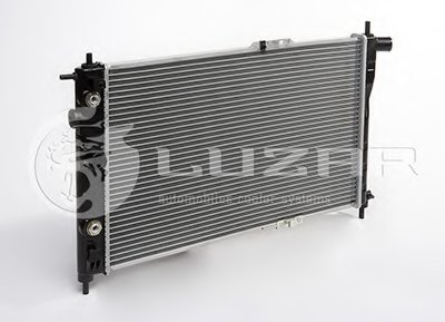 Радиатор охлаждения Нексия автомат (алюм-паяный) Luzar
