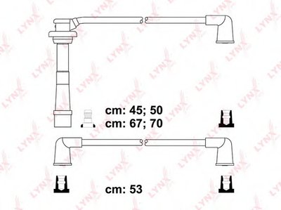 Комплект проводов зажигания LYNXauto купить