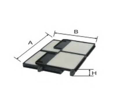 Фильтр, воздух во внутренном пространстве Cabin filter (Standart) for TOYOTA CAMRY IV GOODWILL купить