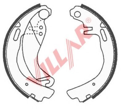 Комплект тормозных колодок VILLAR купить