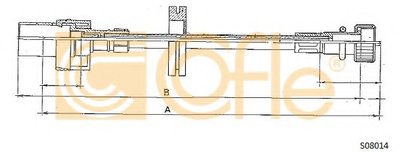 Тросик спидометра COFLE купить