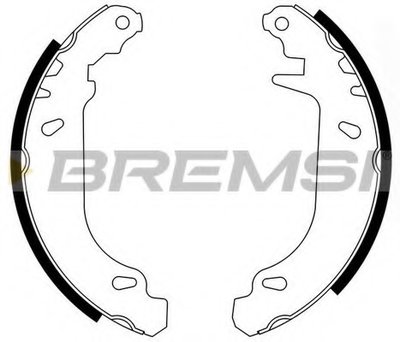 Комплект тормозных колодок BREMSI купить