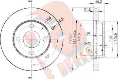 Тормозной диск R BRAKE купить