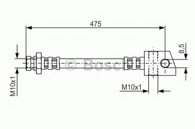 Тормозной шланг BOSCH купить