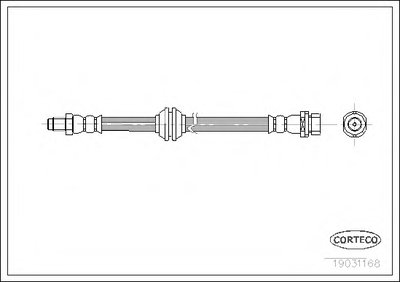 Тормозной шланг CORTECO купить