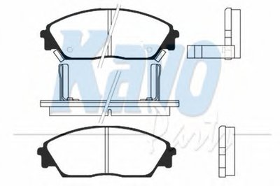 Комплект тормозных колодок, дисковый тормоз MK KASHIYAMA KAVO PARTS купить